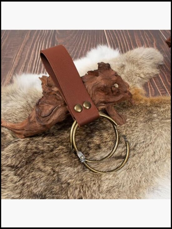 Halloween Renaissance Belt Pouch Costume Set Medieval Viking Pirate Leather main image 6